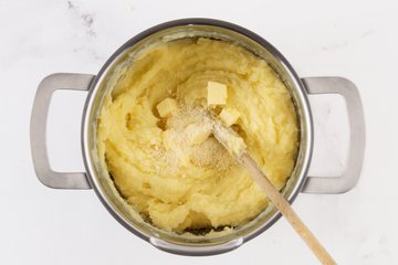 Preparación del puré de patatas, foto 9