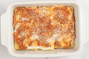 Receta de saquitos de lasaña al horno: preparación 20