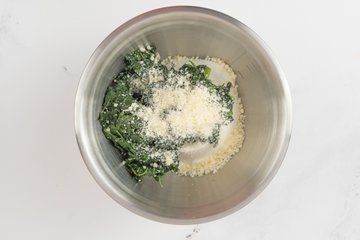 Preparación de los saquitos de lasaña con ricotta y espinacas 2