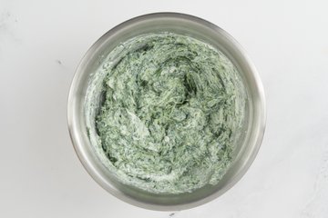 Preparación de los saquitos de lasaña con ricotta y espinacas 3