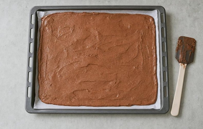 Tronco de Navidad de Nutella y mascarpone: paso 4