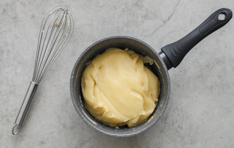 Profiteroles salados caseros: paso 1