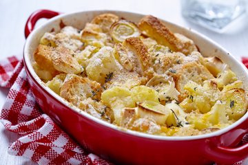 Receta Puerros gratinados