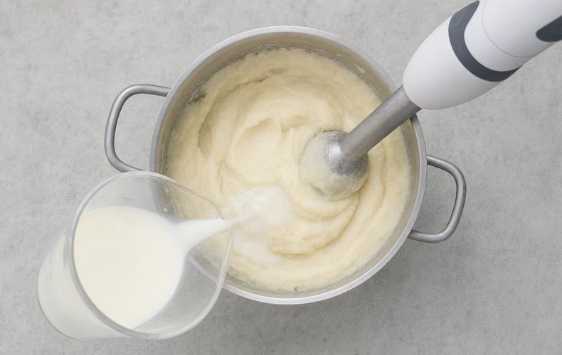 Preparación del puré de coliflor: paso 3