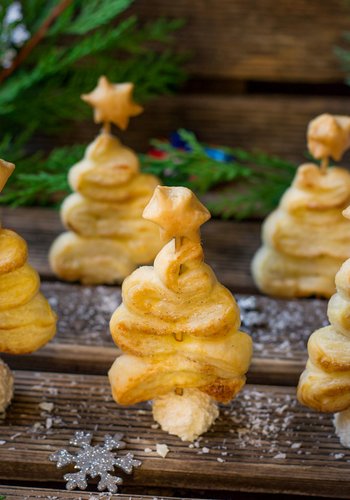 Receta Árboles de Navidad marcasitios