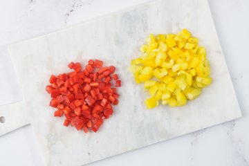 Receta de arroz venere con gambas, verduras y piña 2