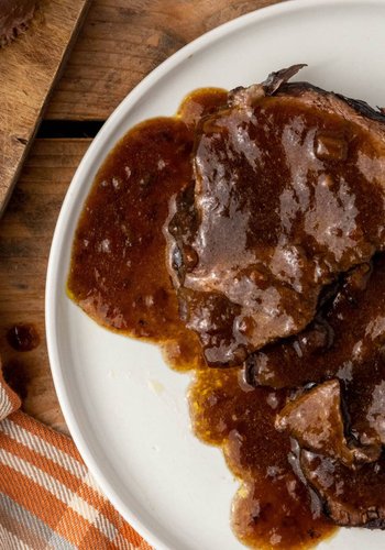 Receta Brasato al vino tinto sin marinar (ternera estofada)
