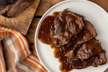 Receta Brasato al vino tinto sin marinar (ternera estofada)