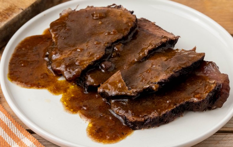 Receta del brasato sin marinar
