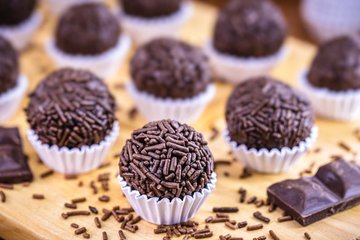 Receta Brigadeiros brasileños