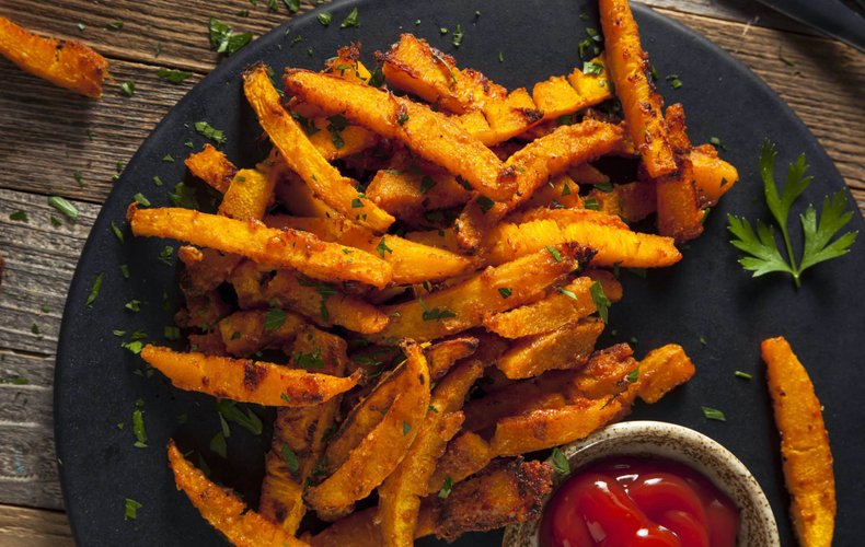 Receta de la calabaza frita crujiente