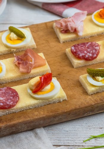 Receta Canapés de Navidad