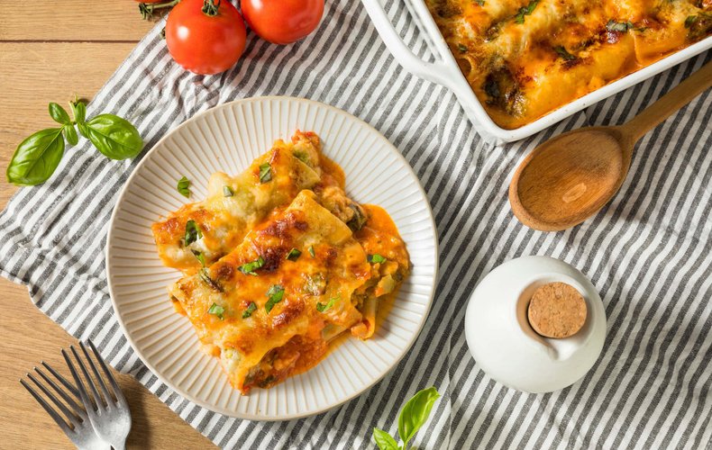 Receta de los canelones amalfitanos