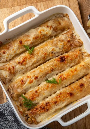 Receta Canelones de setas