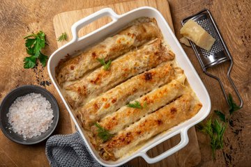 Receta Canelones de setas