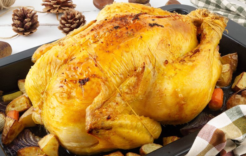 Receta del capón relleno al horno