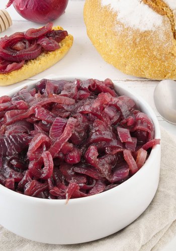 Receta Cebollas rojas caramelizadas