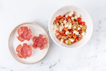 Receta de cestitas de salami: preparación 4