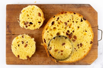 Receta de cestitas de panettone: preparación 3