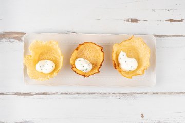 Receta de cestitas de parmesano y speck: preparación 2