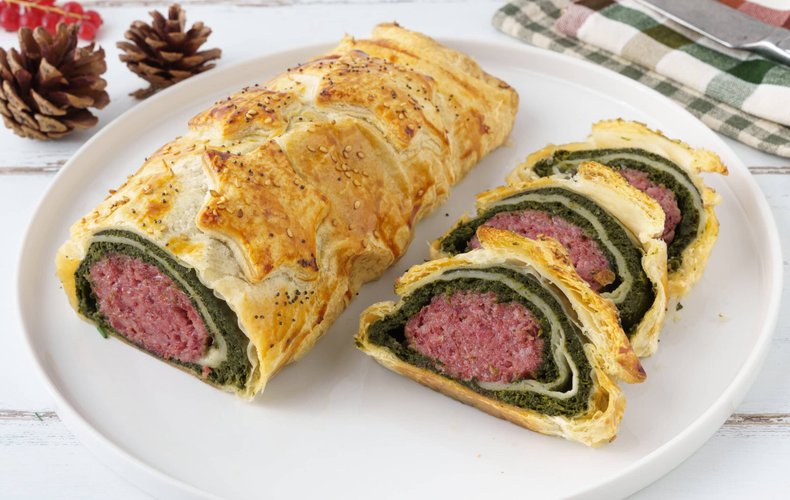 Receta del cotechino con hojaldre