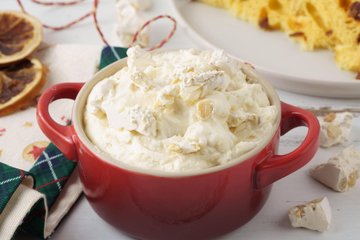 Receta Crema de turrón