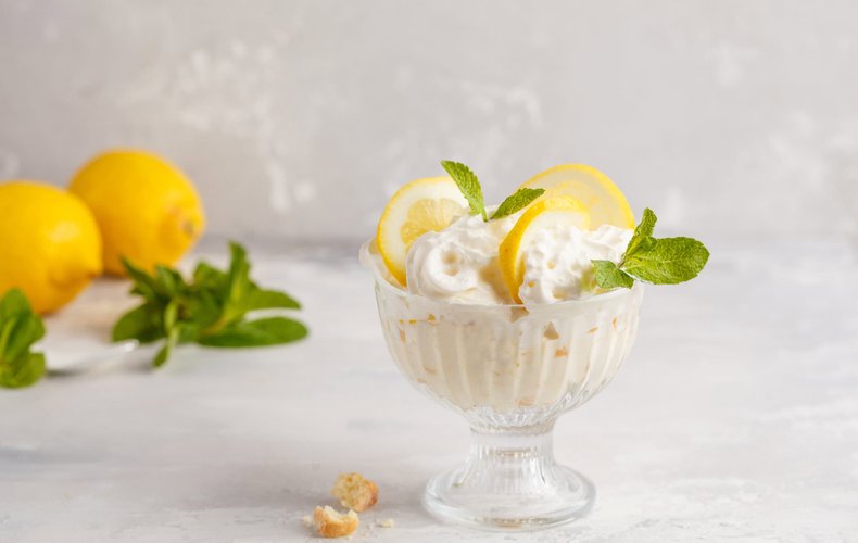 Receta de la crema fría de limón