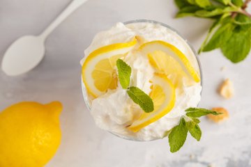 Receta Crema fría de limón