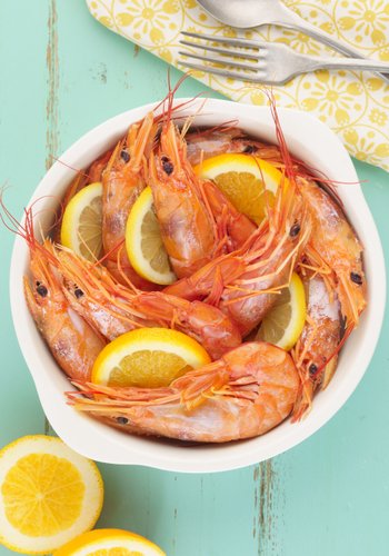 Receta Langostinos al vapor