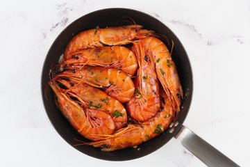 Receta de espaguetis con langostinos 3