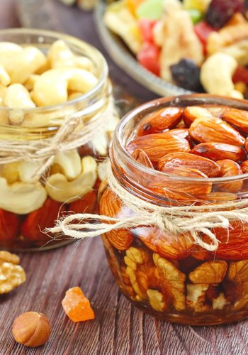 Receta Frutos secos en miel
