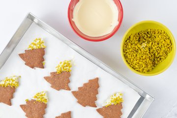 Receta de galletas árbol de Navidad: preparación 4