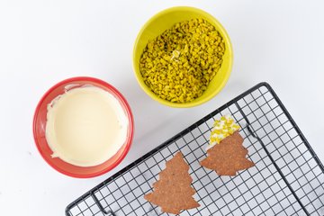 Receta de galletas árbol de Navidad: preparación 5