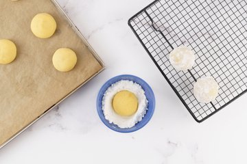 Receta de las galletas bolas de nieve, foto 13