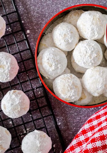 Receta Galletas bolas de nieve