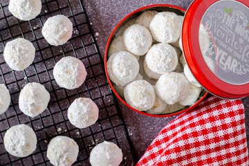Receta Galletas bolas de nieve