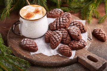 Receta Galletas con forma de piña de pino