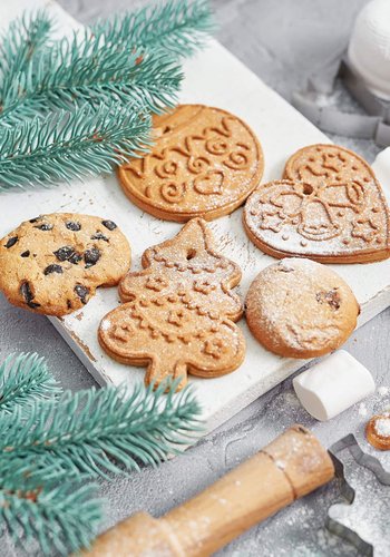 Receta Galletas de Navidad para colgar en el árbol