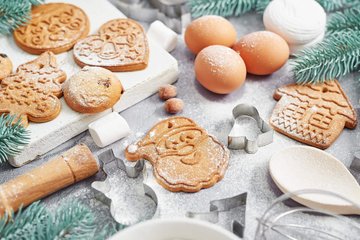 Receta Galletas de Navidad para colgar en el árbol