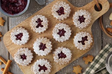 Receta Galletas Linzer