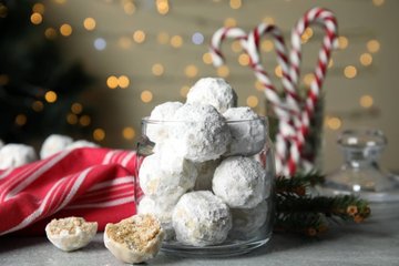 Receta Galletas snowball de nueces