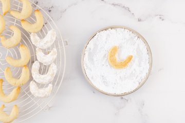 Receta de las galletas Vanillekipferl, foto 11