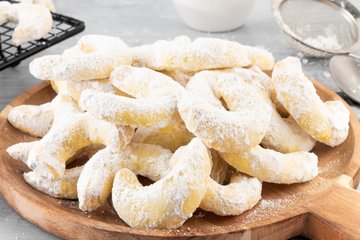 Receta Vanillekipferl, medias lunas de vainilla