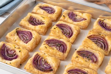 Receta Hojaldritos de cebolla