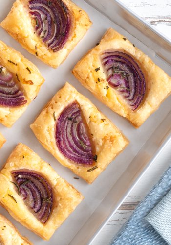 Receta Hojaldritos de cebolla