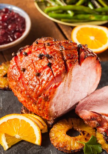 Receta Jamón fresco glaseado con miel