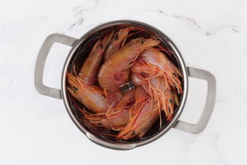 Receta de langostinos al vapor 3