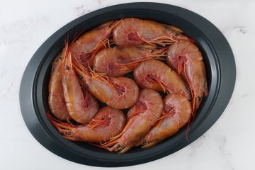 Receta de langostinos al vapor con Thermomix 2