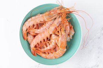 Receta de langostinos envueltos en panceta 1
