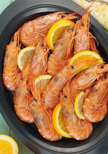 Receta Langostinos al Varoma con Thermomix
